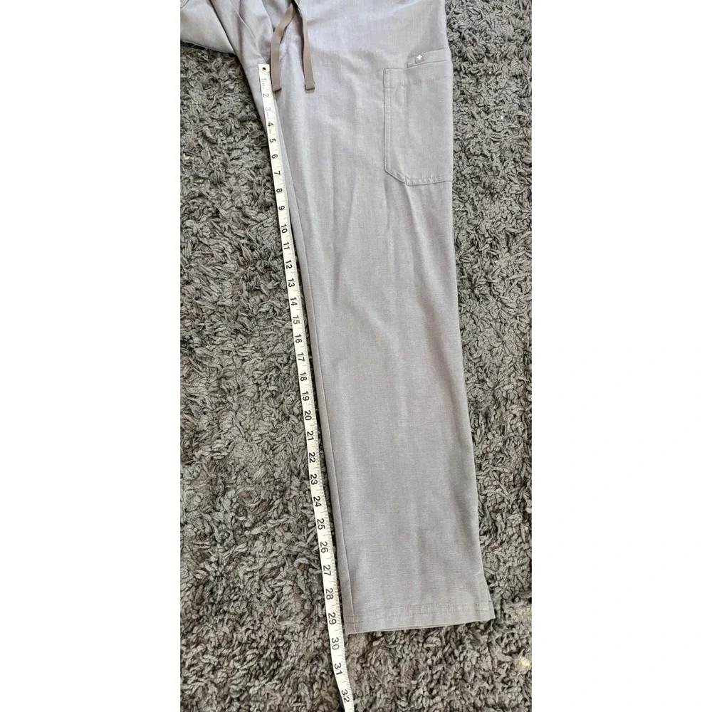 Figs Technical Collection Pants Cargo Scrub Classic Straight Leg Gray SZ S 29x30